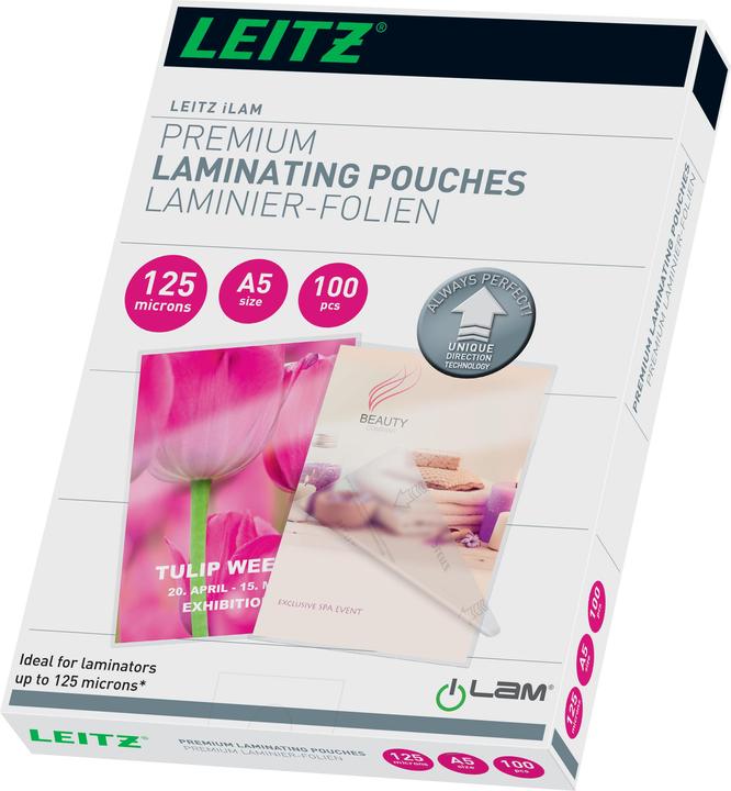 Actual product image Leitz Laminating foil (A5, 100 Piece, 125 µm)