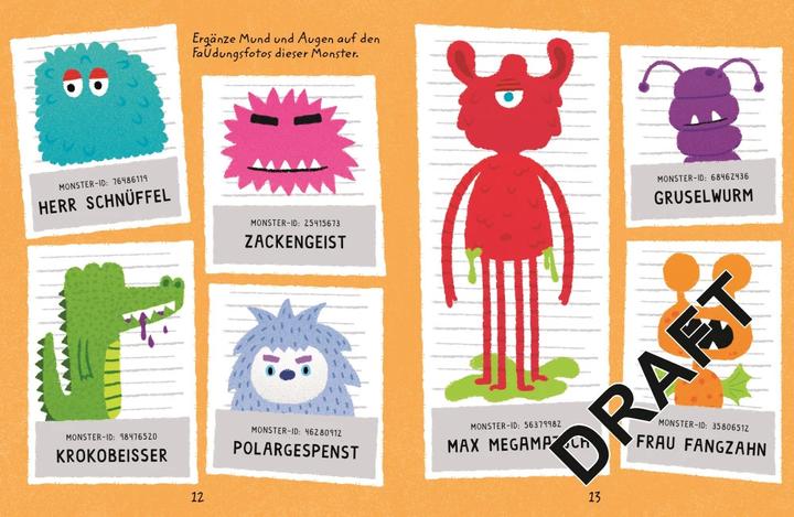 Immagine prodotto Usborne Minis - Libro creativo degli adesivi: Facce da mostro