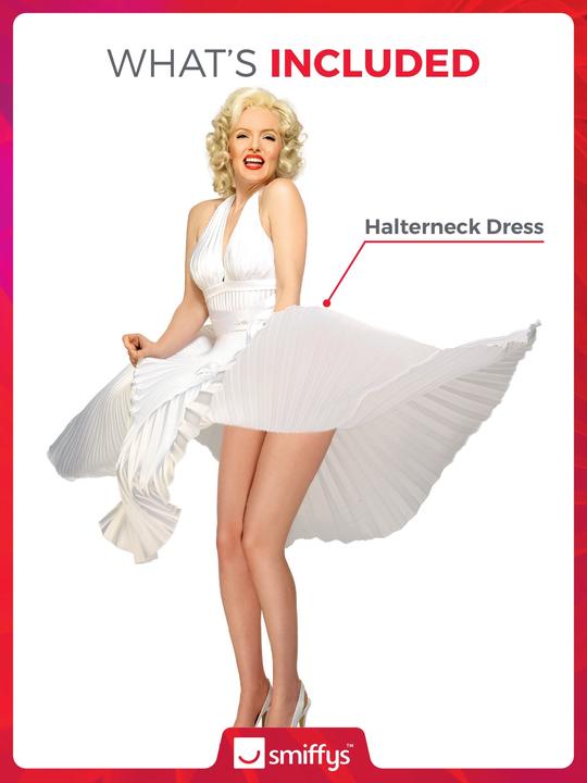 Actual product image Smiffys Marilyn Monroe Dress Size (One size)
