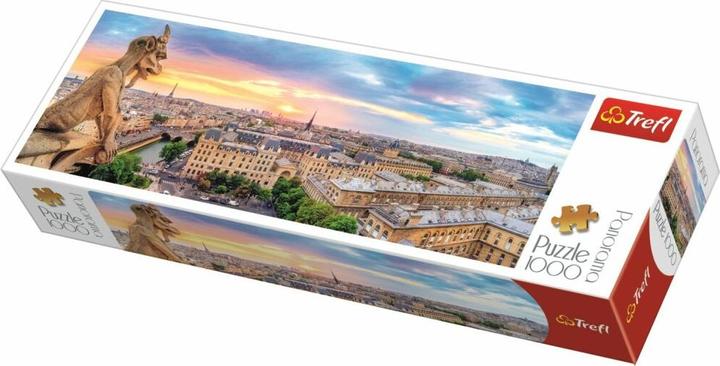 Actual product image Trefl Puzzle View from Notre-Dame de Paris Cathedral Panorama 1000 pieces (1000 pieces)