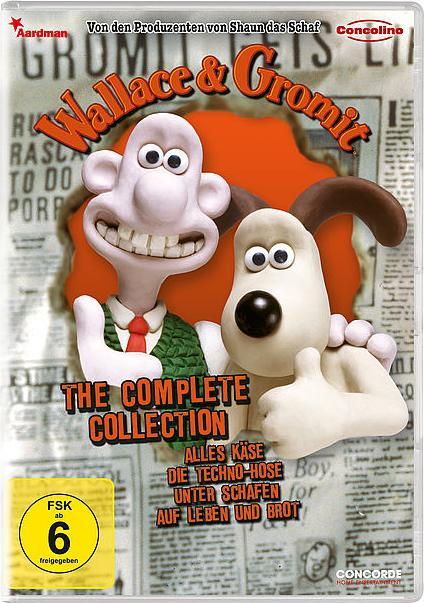 Actual product image Wallace Gromit The Complete Collection (DVD, 2008, German, English)
