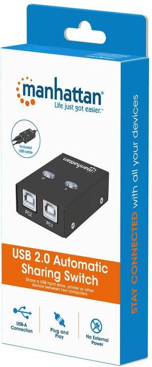 Actual product image Manhattan Umschalter (USB-B, 2 Ports)