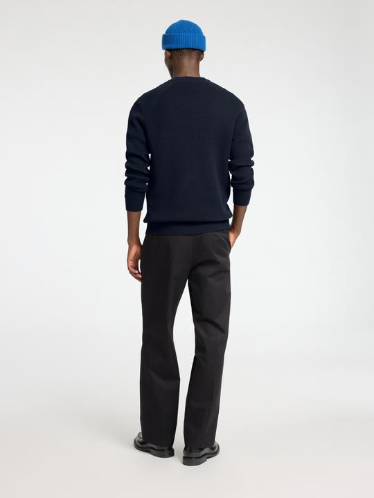 Actual product image Selected Homme 100% cotton jumper with round neckline (XXL)
