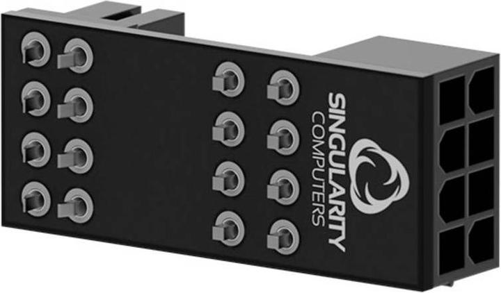 Actual product image Singularity Computers Computers Mainboard 8-pin EPS 90 degree adapter