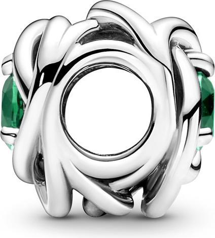 Produktbild Pandora Mai Geburtsstein Royalgrüner Ewigkeitskreis Charm (Silber 925)