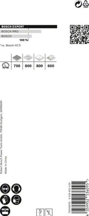 Immagine prodotto Bosch Professional Zubehör Sega a tazza Expert Construction Material, 51 x 60 mm (51 mm)