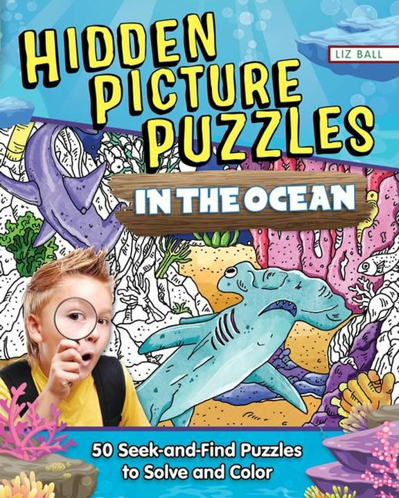 Image du produit Hidden Picture Puzzles in the Ocean (Anglais, Liz Ball, 2024)