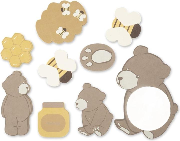 Actual product image That's mine Nola Bath Toy Set 9 pcs Bear