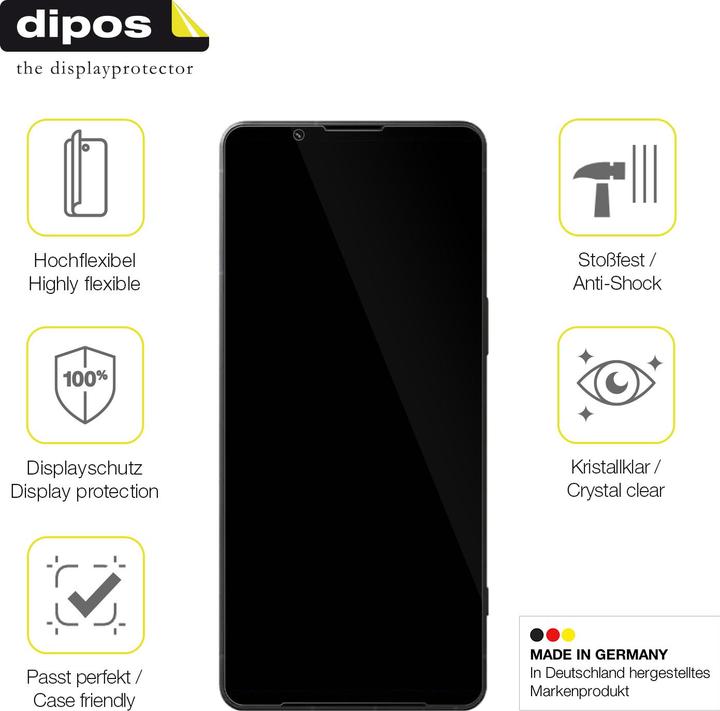 Produktbild Dipos 3D Full Cover Schutzfolie (1 Stück, Sony Xperia 1 VI)