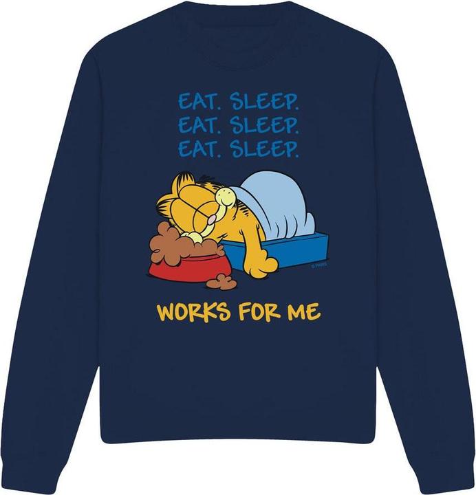 Garfield Works For Me Sweatshirt