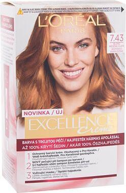 Produktbild L'Oréal Paris Loreal Professionnel - Excellence Creme 7.43ond Copper Gold (7.43ond Copper Gold)