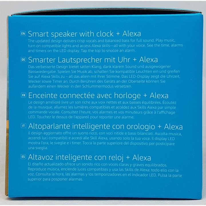 Image du produit Amazon Echo Dot (4ème génération) avec horloge (Amazon Alexa)