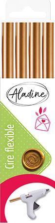 Image du produit Aladine Baguettes de cire à cacheter, 175 mm, Ø12 mm, 4 pièces