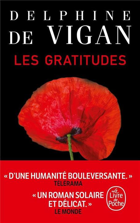 Actual product image Les gratitudes (French, Vigan Delphine de, 2020)