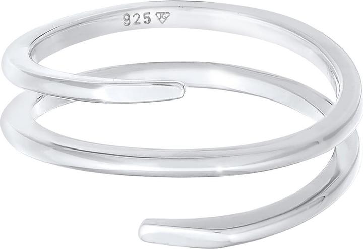 Actual product image Elli Geo, Twisted, Wrap Ring (60, 925 Silver)