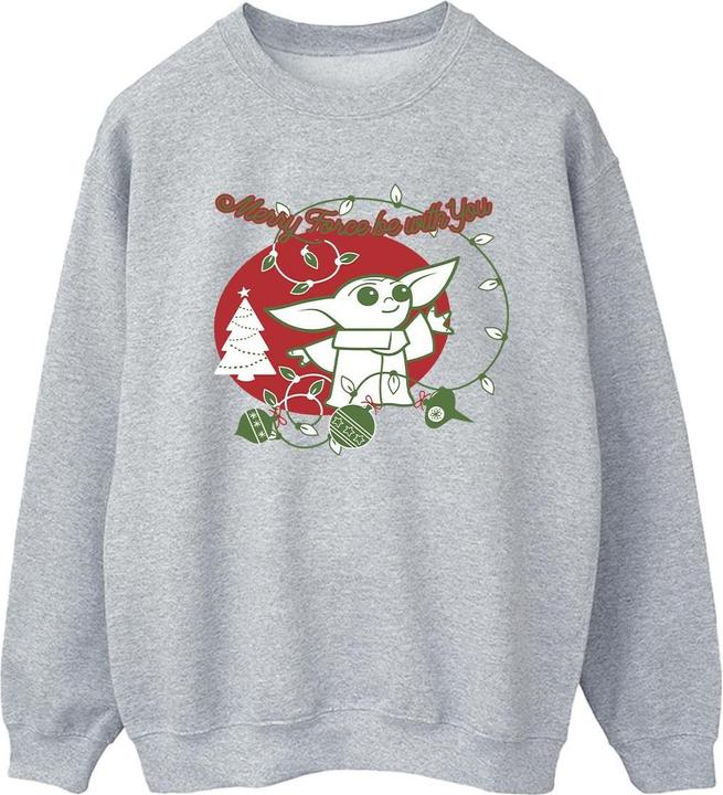 Immagine prodotto Star Wars Baby Yoda Force Be With You Felpa Donna (M)