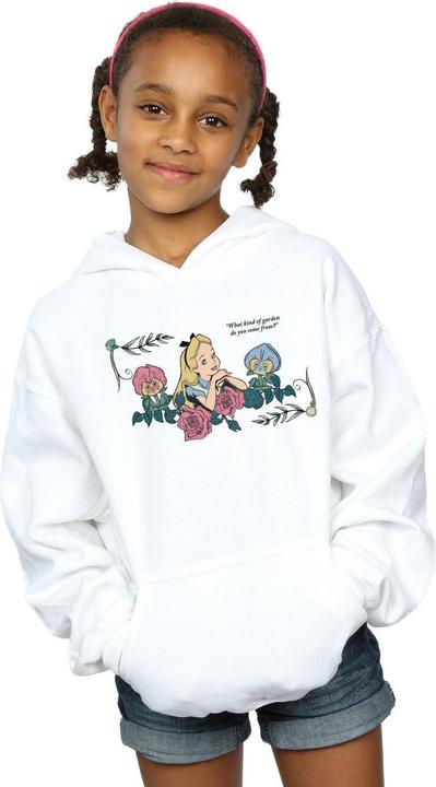 Actual product image Disney Girls Alice In Wonderland What Kind Of Garden Hoodie (104)