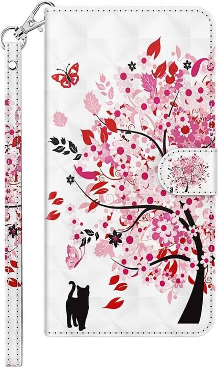 Image du produit Cover-Discount iPhone 15 Plus - Étui effet scintillant arbre rose (Apple iPhone 15 Plus)