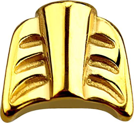 Produktbild Star Piercing Micro Pfeil vergoldet (Chirurgenstahl 316L, ohne Messing)
