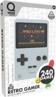 Actual product image Qware Arcade 240 In 1 Mini Game Retro Grey
