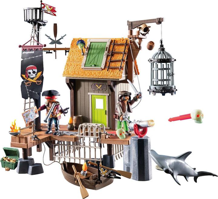 Produktbild Playmobil Piratenhafen mit Seeräuber-Gefängnis (71792, Playmobil Pirates)