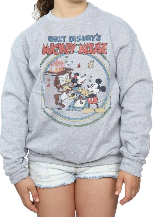 Actual product image Disney Girls Mickey Mouse Piano Sweatshirt (152, 158)