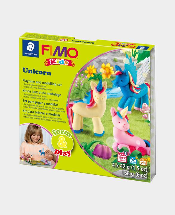 Actual product image Fimo unicorn