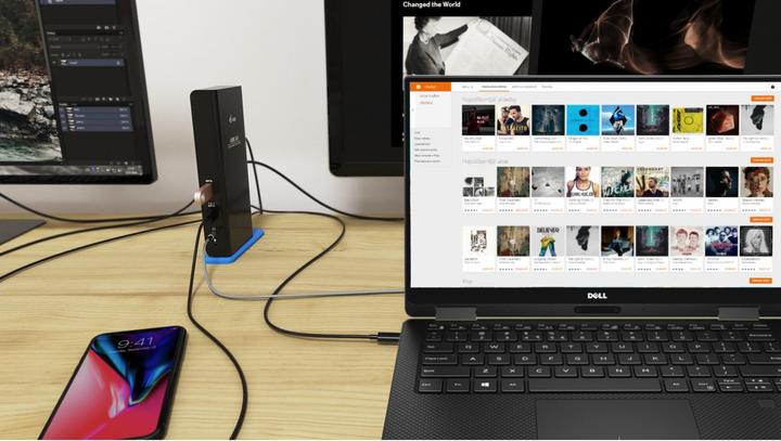 Actual product image i-tec Dual HDMI (USB-C, 9 Ports)