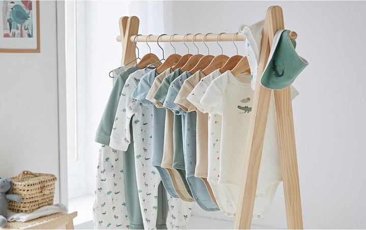 Actual product image La Redoute Collections 7-pack short-sleeved bodysuits (80)