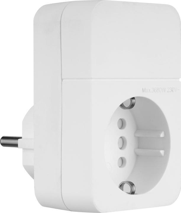 REV Steckdosenadapter Combini, weiss