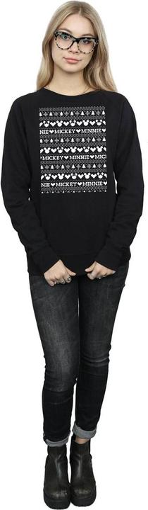 Image du produit Disney - Sweat MICKEY AND MINNIE CHRISTMAS FAIR ISLE - Femme (M)