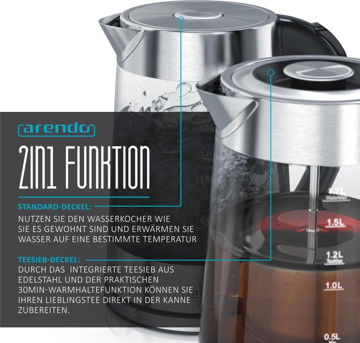 Produktbild Arendo Wasserkocher (1.70 l)