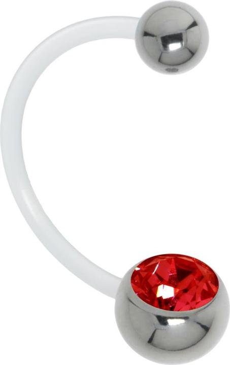 Bijouteria Schwangerschaftspiercing (Bioplast, Edelstahl, Kristall)
