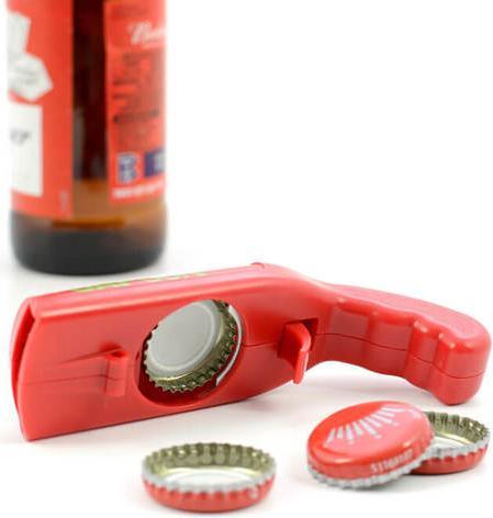 Produktbild Geschenkidee Flaschenöffner-Pistole - Bierdeckelkanone (Kapselheber)