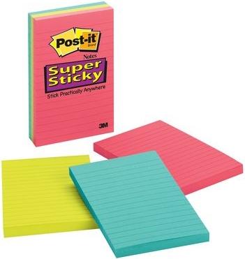 Produktbild Post-it Super Sticky (102 x 152 mm)