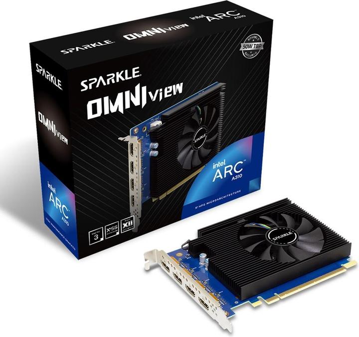 Actual product image Sparkle Arc A310 OMNI View (4 GB)