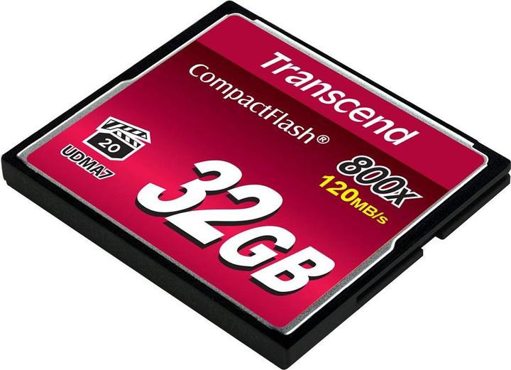 Actual product image Transcend Flash memory card 32 GB 800x CompactFlash for THT printers and BP-Precision (32 GB)