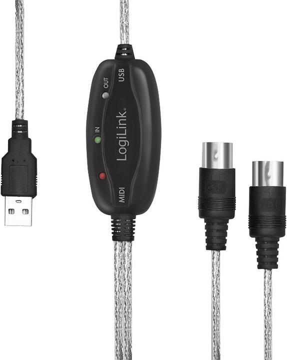 LogiLink MIDI Adapter (1.90 m, USB 2.0)