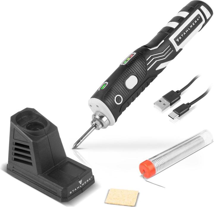 Immagine prodotto Stahlwerk Saldatore a batteria BLK-8 ST con temperatura di saldatura di 480°C in un set completo