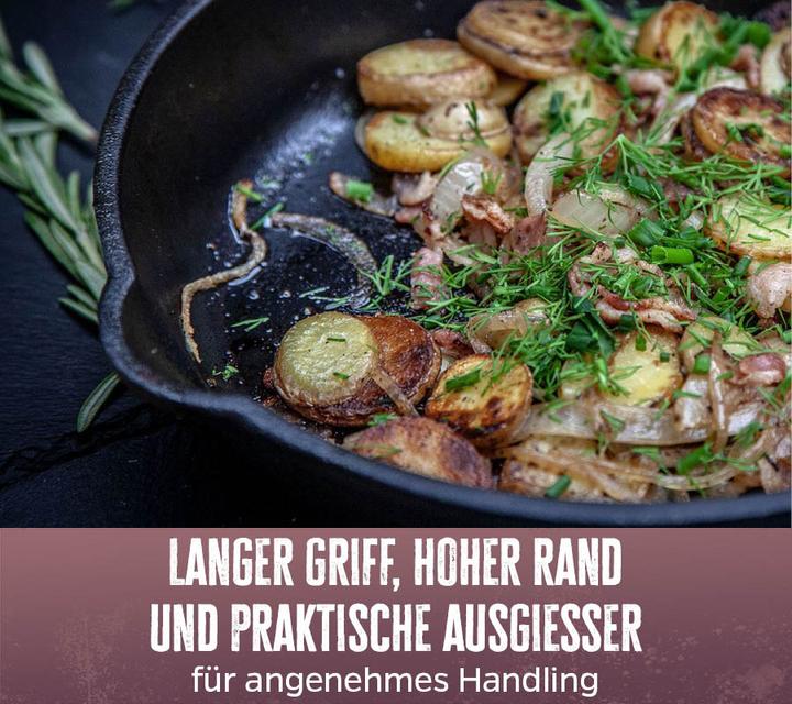 Produktbild Grillfürst Gusseisenpfanne mit Stielgriff Ø 40 cm