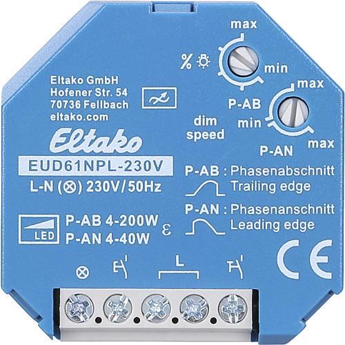 Actual product image Eltako EUD61NPL-230V (Dimming actuator)