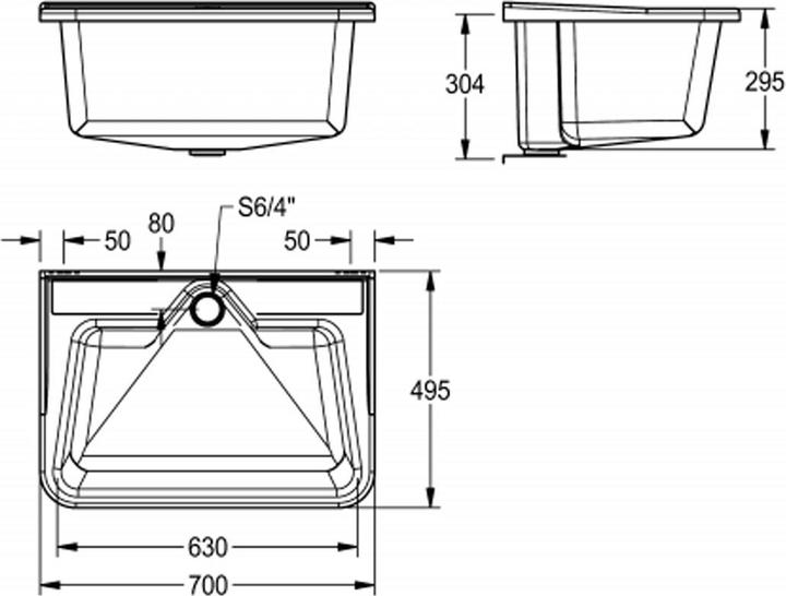 Actual product image Franke Sirius (495 mm, 700 mm)