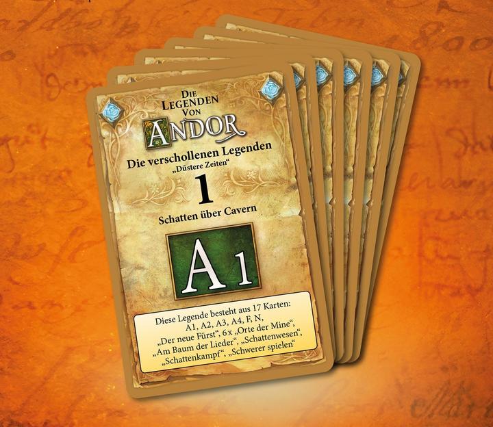Actual product image Kosmos The Legends of Andor - The Lost Legends "Dark Times" (German)