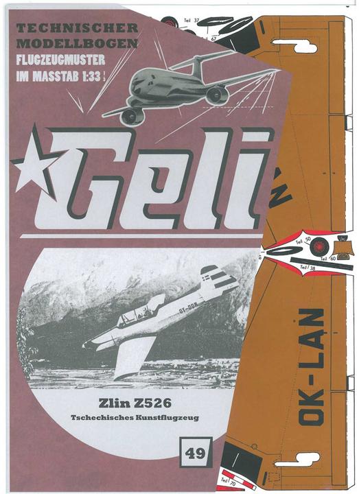 Produktbild Geli zlin kartonmodell (Kunstflug)
