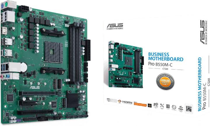 ASUS PRO B550M-C/CSM (AM4, AMD B550, mATX)