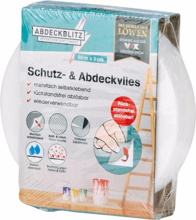 Produktbild Abdeckblitz Schutzvlies 3 cm x 50 m, Transparent (30 mm)