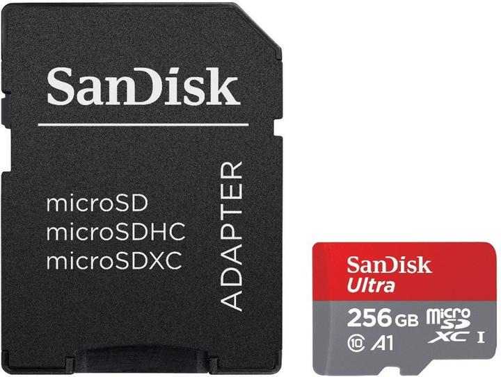 Immagine prodotto SanDisk Ultra microSD A1 (256 GB, microSDXC, U1, UHS-I)