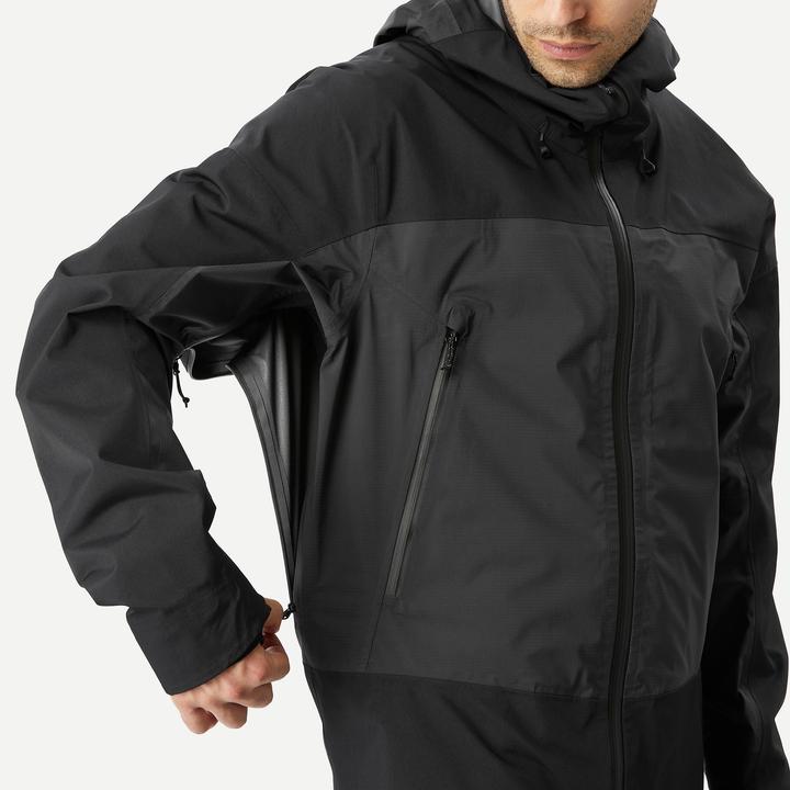 Produktbild Forclaz Regenjacke Herren wasserdicht 20.000 mm Wassersäule Trekking - MT900 schwarz (XL)