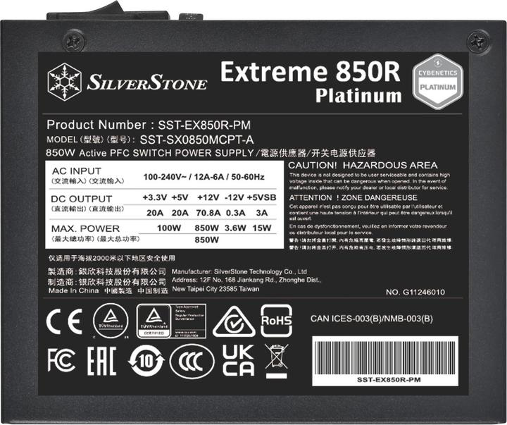 Image du produit Silverstone SilvStone SST-EX850R-PM 850W SFX 40 SST-EX850R-PM (850 W)