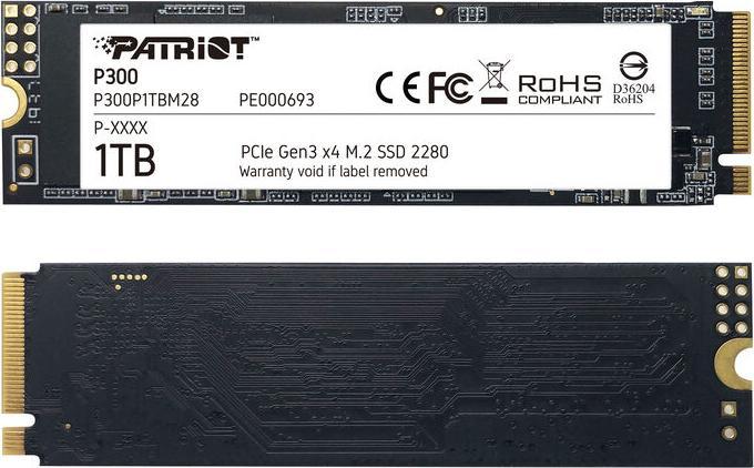 Image du produit Patriot P300 (1000 Go, M.2 2280)